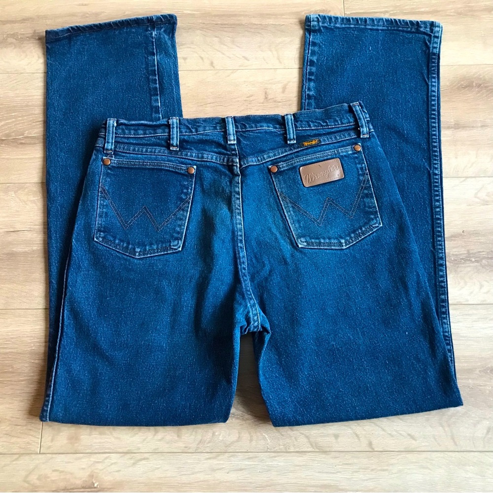 Wrangler Men's Bootcut Jeans - Dark Blue